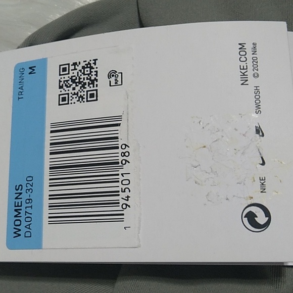 NWT Nike Yoga Dri-Fit Infinalon Top Unfinished Edges Sz.M - Picture 5 of 15